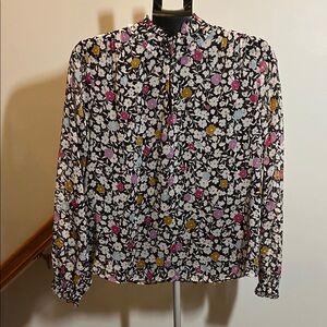 Ann Taylor Floral Print Blouse - Size Small